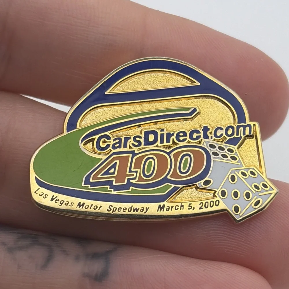 2000 NASCAR CarsDirect.com 400 Las Vegas Motor Speedway Lapel Hat Pin